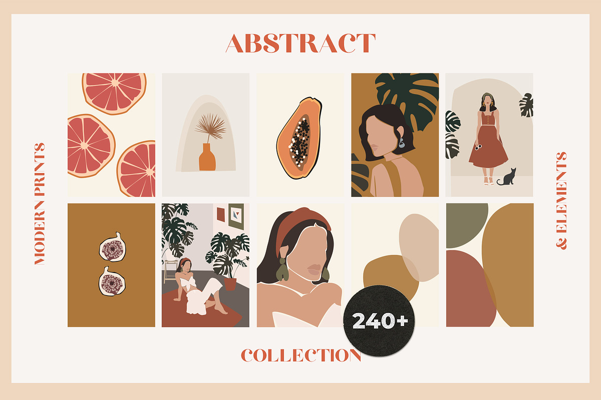 ABSTRACT women prints collection, a Person Illustration by Lana Elanor (Photo 1 of 11)