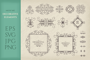 Vector Set of Page Decorations