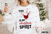 Christmas Wine Glasses PNG, an Illustration by DreamCafeArt (Thumbnail 2 of 4)