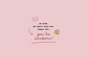 CuteDrop handwritten font duo & more, a Handwritten Font by Minna Kaario (Thumbnail 2 of 14)