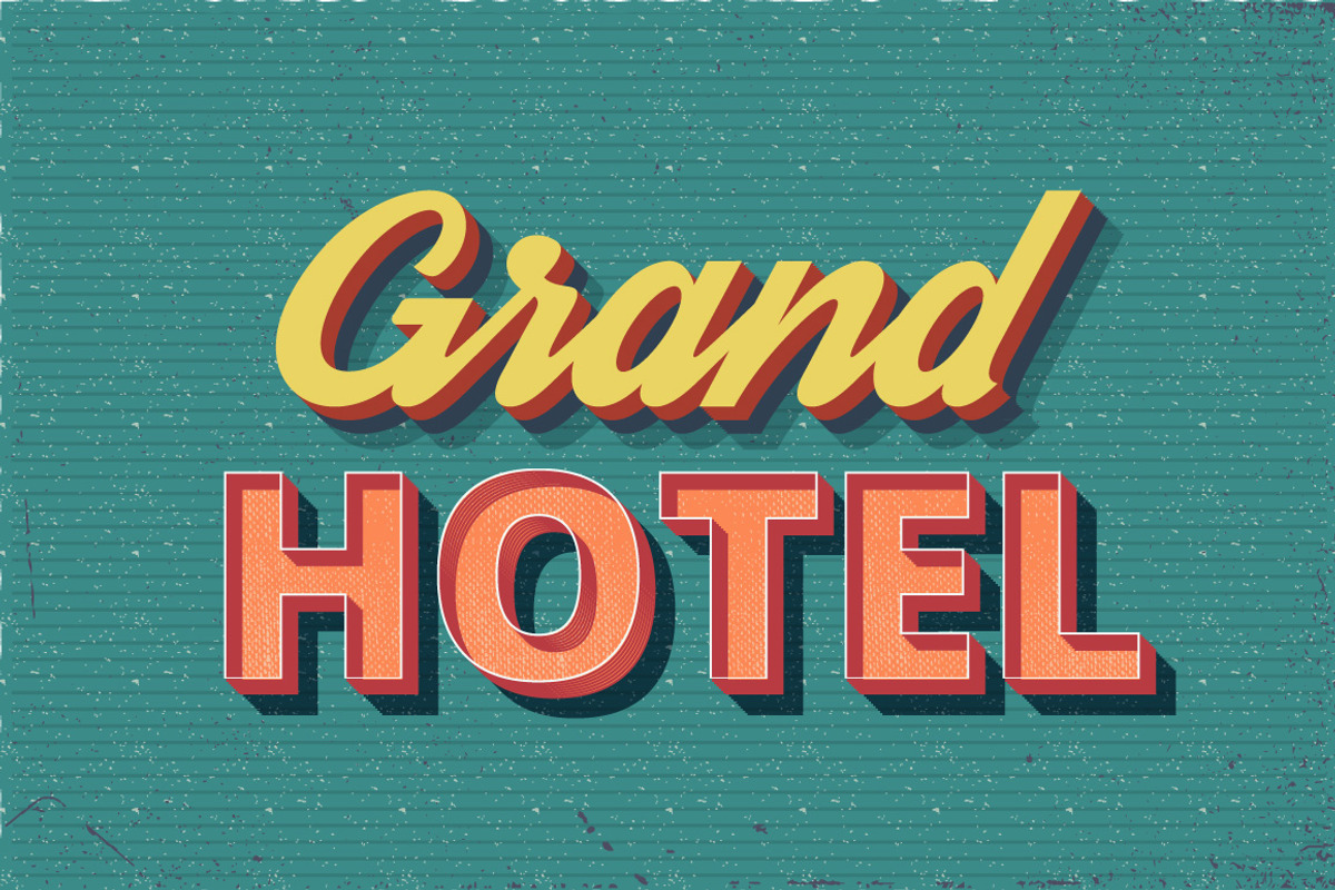 RetroPro-Illustrator Graphic Styles, a Layer Style Add-On by Vector Galore (Photo 7 of 7)