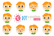Boy&Girl - cute emotions set, a Person Illustration by Zhe Vasylieva (Thumbnail 2 of 4)