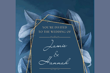 Digital Editable Wedding invitation