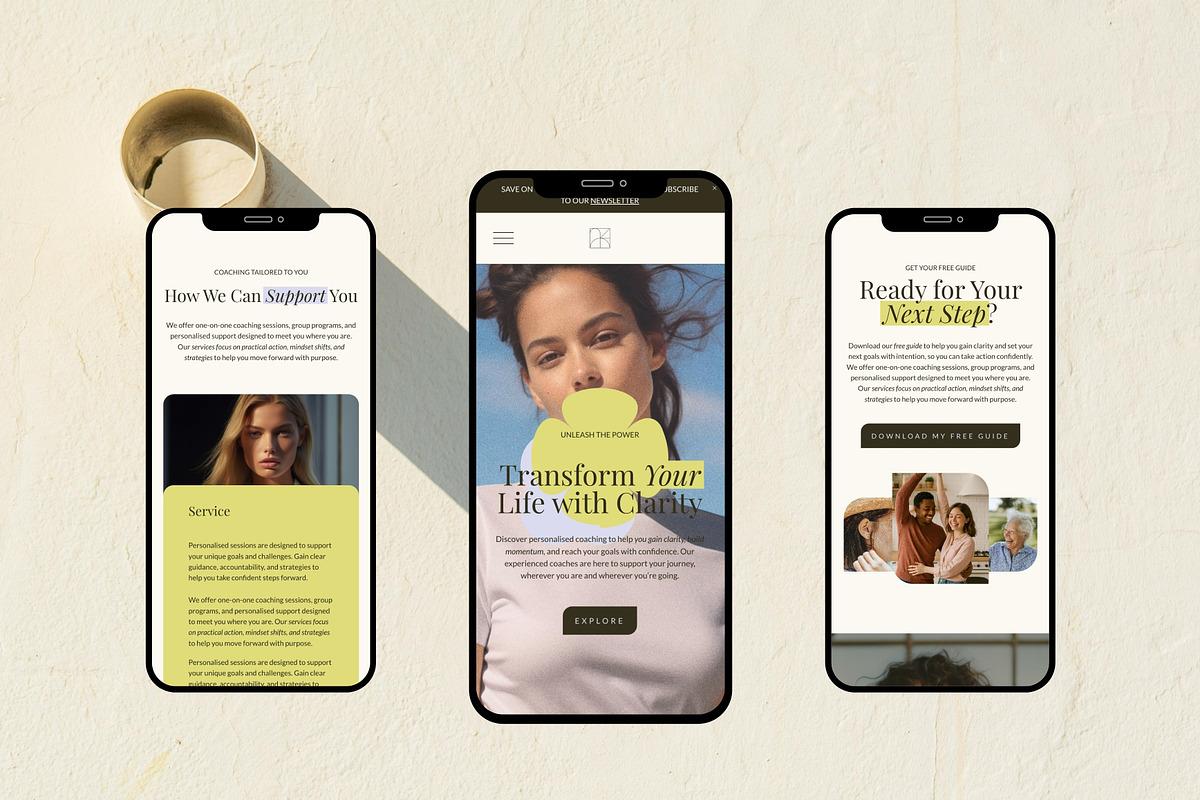 Squarespace 7.1 Website Template, a Squarespace Template by Iris Avenue Studio (Photo 3 of 9)