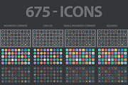 675 Social Media Icons Pack, an Outline Icon by Pixel Strawberry (Thumbnail 3 of 4)