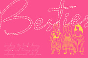 Modien Dashed, a Script Font by Craft Supply Co. (Thumbnail 5 of 8)