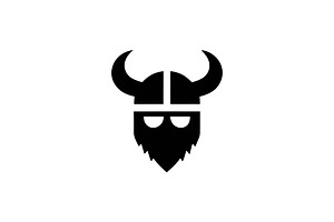 Viking Icon Vector Logo Design, a Branding & Logo Template by Vectorium Studio