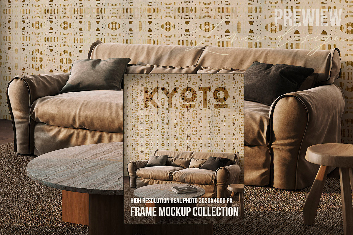 Wallpaper Kyoto Mockup Set – 9 PSD, a Household Mockup by LAMIA DESIGN (Photo 4 of 13)