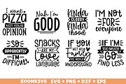 Funny SVG Bundle, Sarcastic Bundle, an Illustration by ZoomkSVG (Thumbnail 2 of 10)