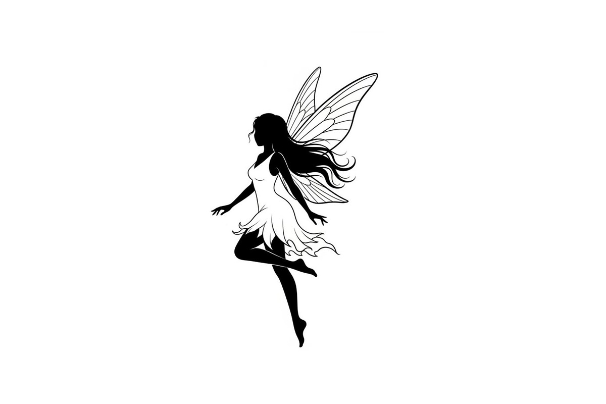 Magical Fairy Silhouette Bundle, an Illustration by jahid234 (Photo 5 of 51)