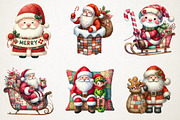 Patchwork Christmas Cute Santa Png, an Illustration by RobertsArt (Thumbnail 6 of 7)