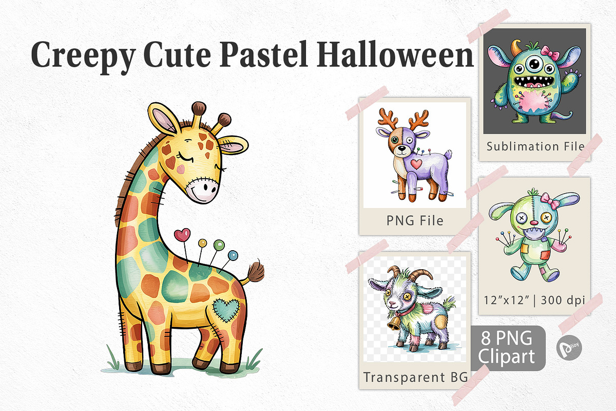 Creepy Cute Pastel Halloween, a Graphic by Artnoy (Photo 1 of 5)