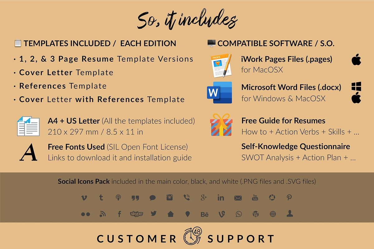 Creative CV Bundle / Resume - Jacob, a Resume Template by Templates Design Co. (Photo 21 of 23)
