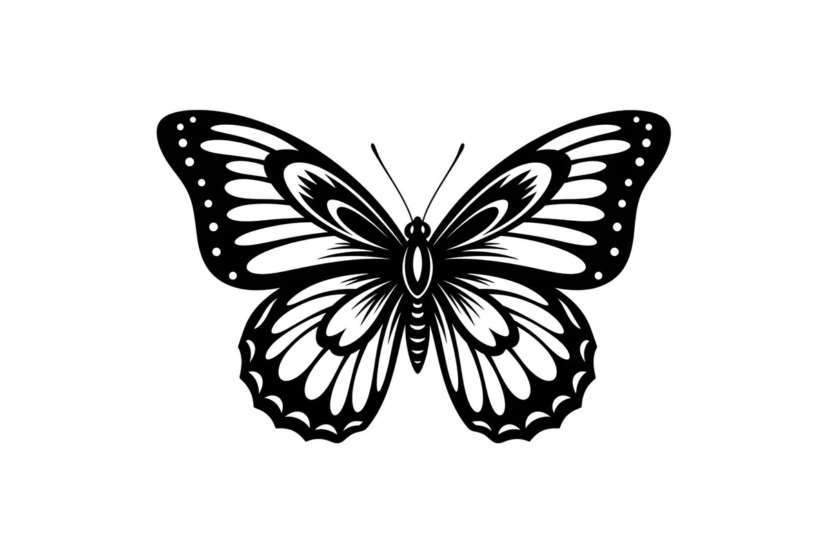 Butterfly Silhouette SVG Bundle, an Illustration by Gaye Art (Photo 2 of 31)