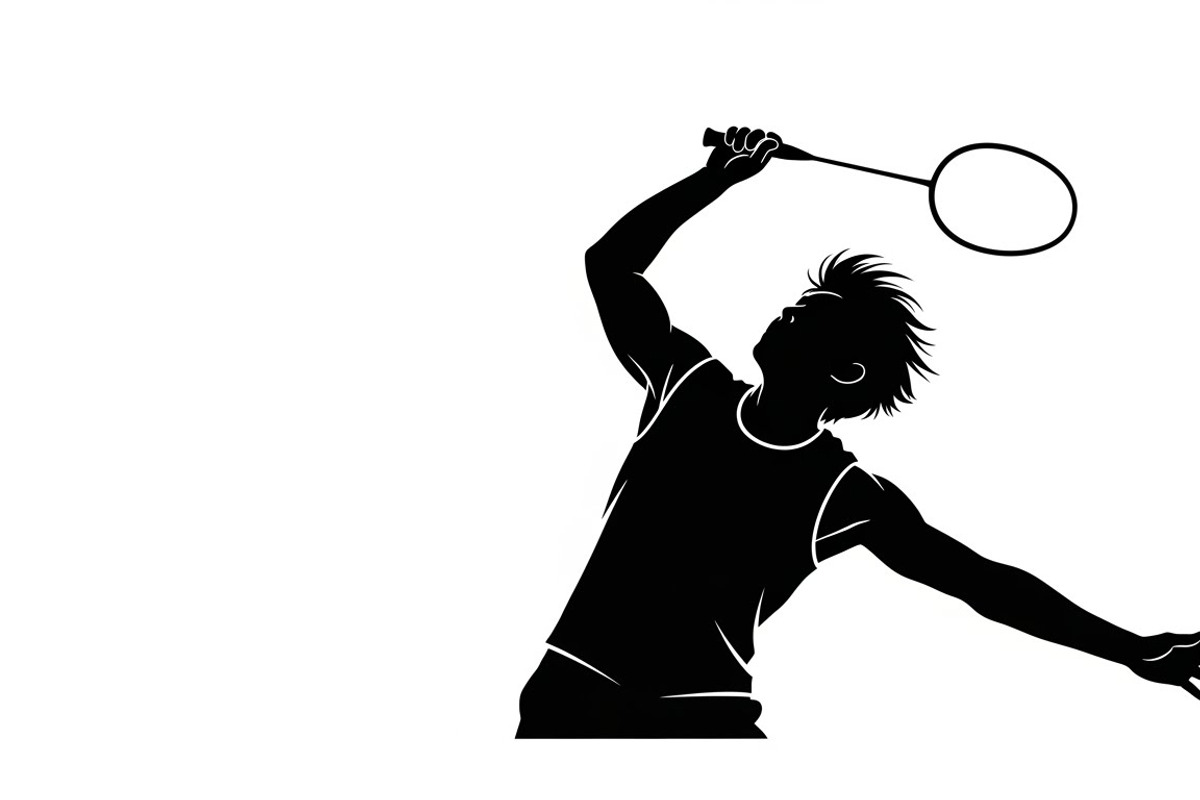 Badminton Smash Silhouettes, an Illustration by Amazin_art (Photo 16 of 31)
