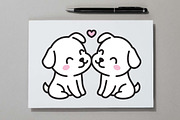 11 Cute Puppy Dog Character Doodle, an Animal Illustration by jongcreative (Thumbnail 2 of 6)
