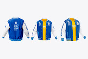 Varsity Jacket with Inner Shirt Mock, a Product Mockup by OneVectorStock (Thumbnail 1 of 2)