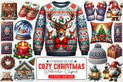 Cozy Christmas Sublimation Designs, an Illustration by RobertsArt (Thumbnail 1 of 7)
