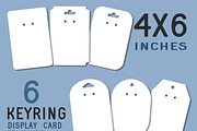 24 Keyring Display Card 4x6 SVG, a Card Template by Paperboxshop (Thumbnail 2 of 3)