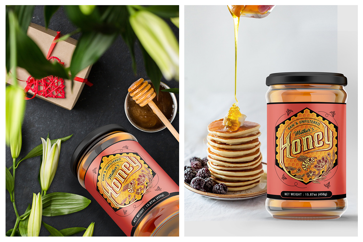 Honey Label_V1, a Branding & Logo Template by Shwet Art (Photo 3 of 6)