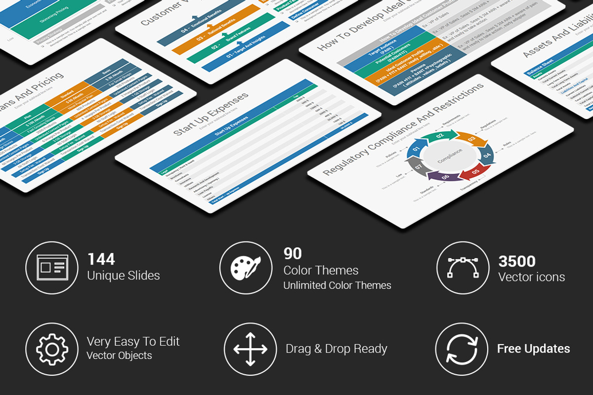 Startup Business Plan PowerPoint, a Presentation Template by OceanArt (Photo 2 of 20)
