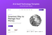 Truvo - AI & SaaS Wix Template, a Wix Template by TweakDesigns (Thumbnail 1 of 6)