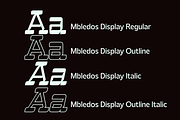Mbledos Display, a Slab Serif Font by Differentialtype (Thumbnail 8 of 12)