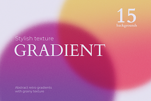 Stylish texture gradient