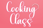Cooking Class, a Handwritten Font by InermediaSTUDIO (Thumbnail 1 of 8)