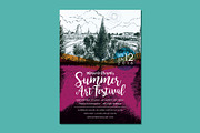 Hand Drawn Summer Village Flyer, a Flyer Template by ashenterprise (Thumbnail 1 of 2)