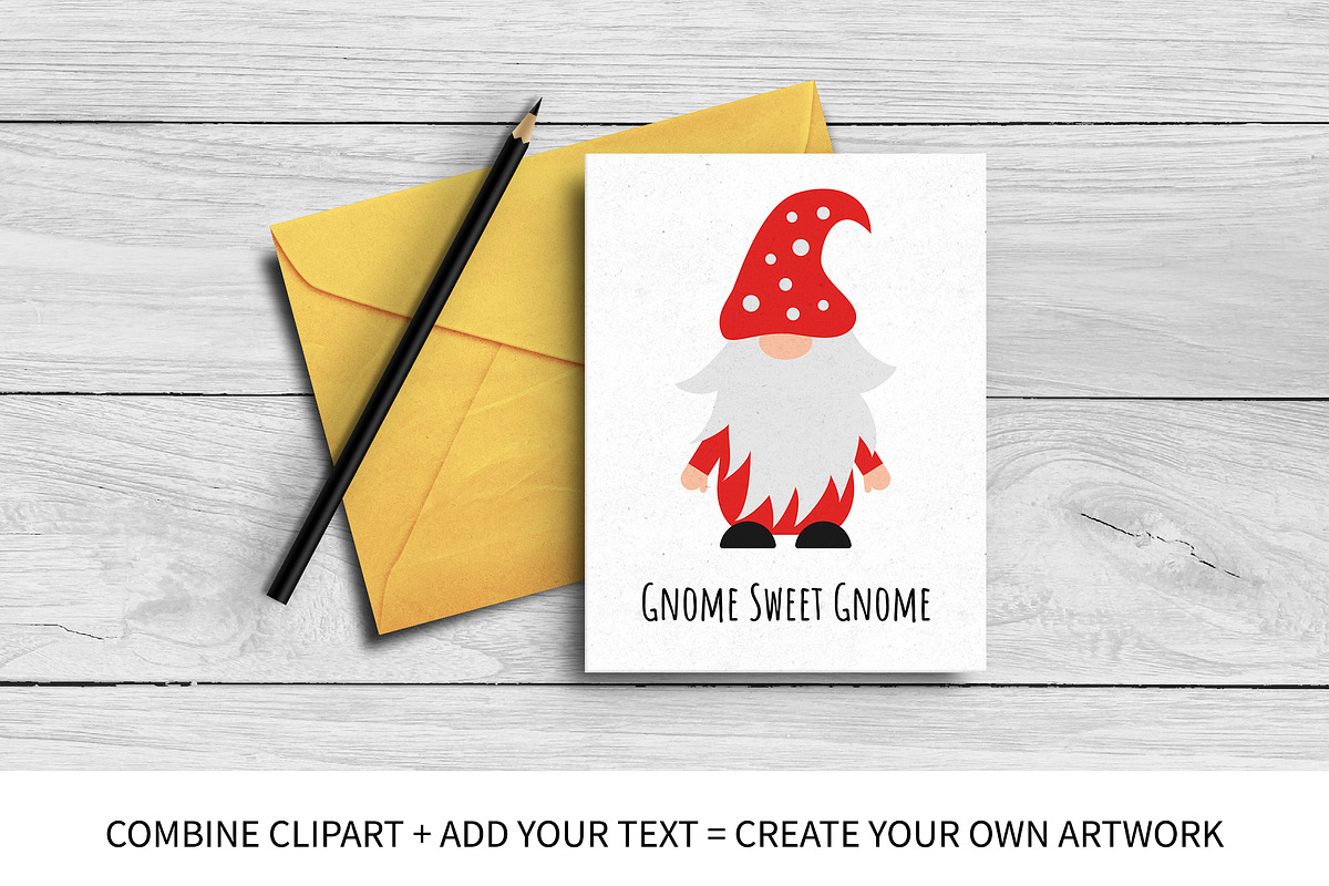 Christmas or Valentines Gnomes, an Object Graphic by LaBelezokaDesign (Photo 3 of 3)
