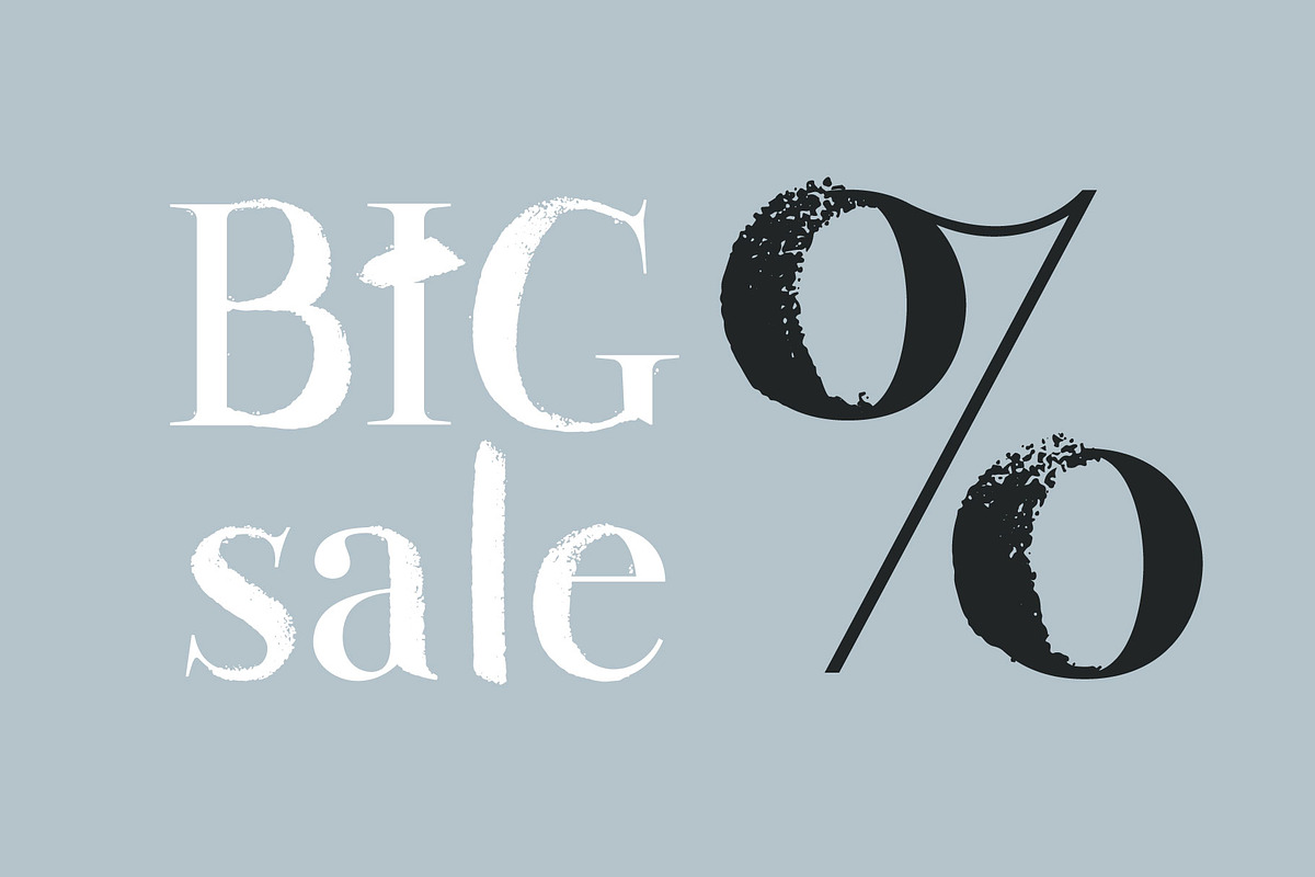 Wesloy dry brush serif font, a Serif Font by kaer_shop (Photo 9 of 9)