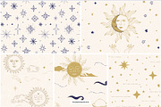 Celestial Patterns & Illustrations, a Pattern Graphic by Youandigraphics (Thumbnail 9 of 14)