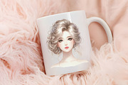 Beautiful Bridal Hairstyle Clipart, a Person Illustration by RobertsArt (Thumbnail 4 of 7)