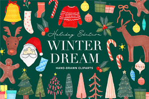 Christmas Illustration Winter Dream