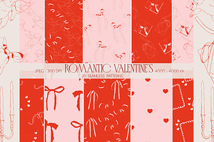 Valentine's patterns.Elegant Cards