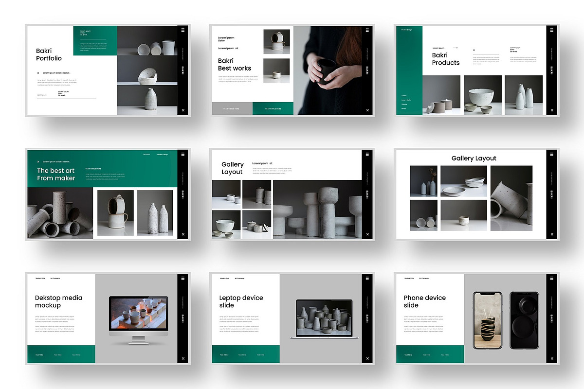 Bakri - Business PowerPoint Template, a Presentation Template by Dens Creative Studio (Photo 4 of 6)