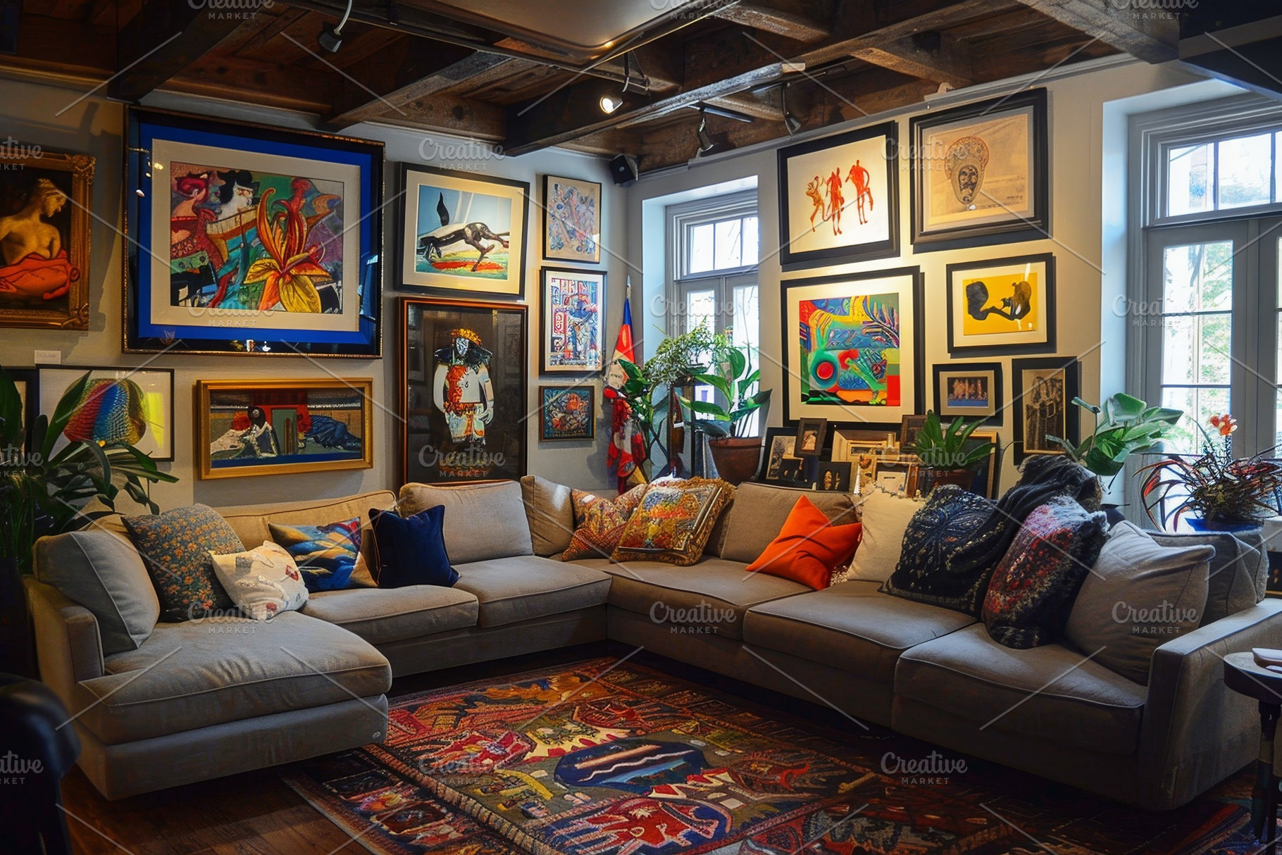 A living room featuring a comfortabl, a Photo by Iftikhar Alam