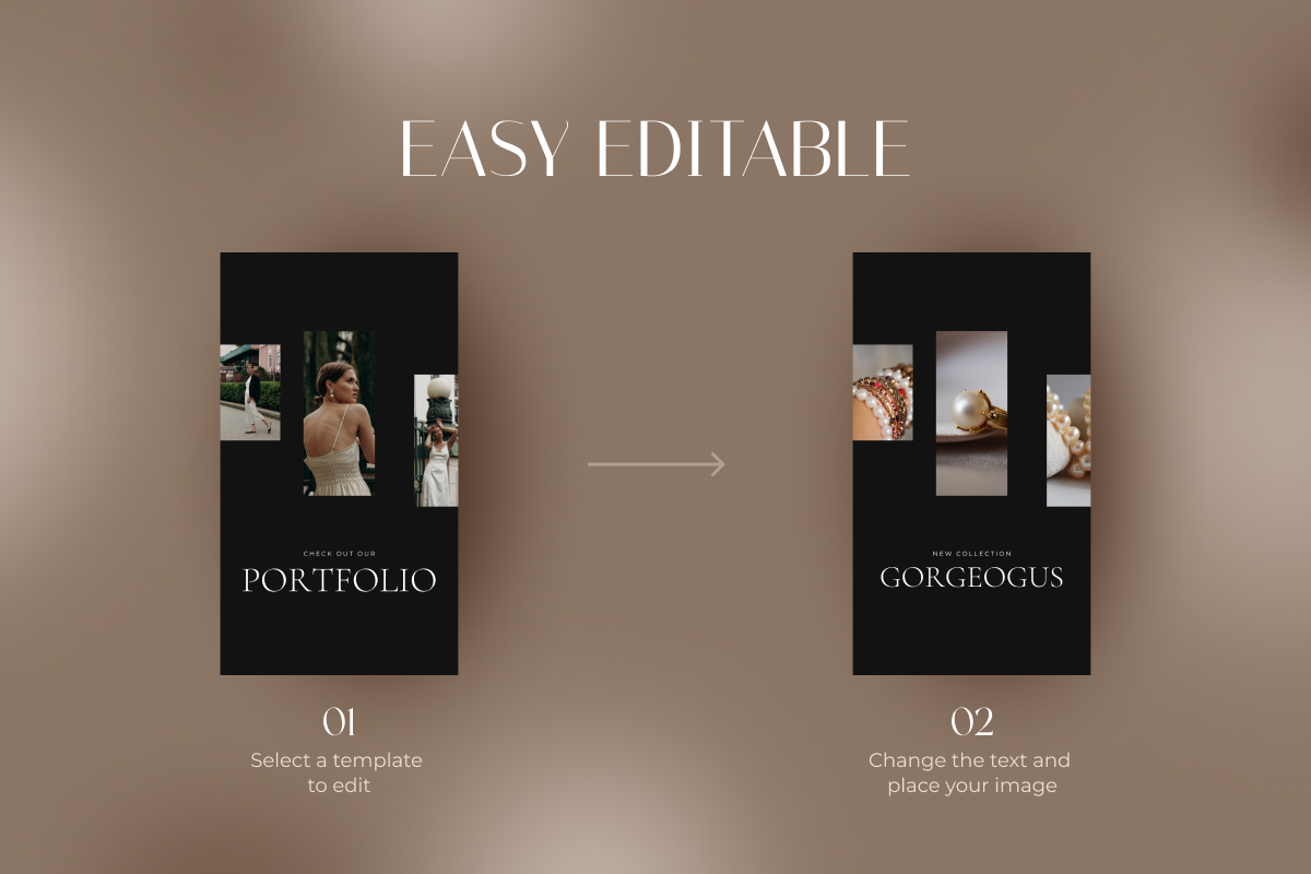 Elegance: Canva Inst story templates, a Social Media Template by Make It Yours Lab. (Photo 6 of 10)