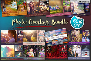 900+ Photo Overlays Bundle, a Layer Style Add-On by MixPixBox