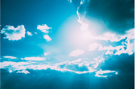 Sunrays Sunray Shine Through Dark, an Abstract Photo by Our Amazing World