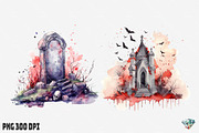 Dracula's Grave Halloween, an Illustration by Gemstone (Thumbnail 6 of 12)