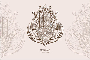 Mandala. Vector illustration.
