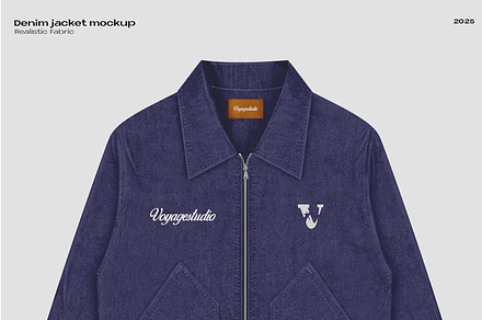 Denim jacket mockup