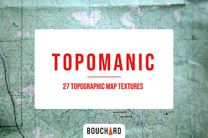 TopoManic - Topographic Map Textures