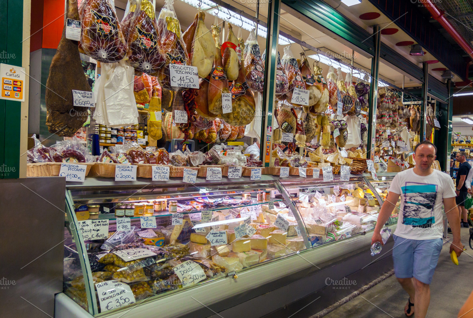 Traditional Italian food market, a Food & Drink Photo by BOOCYS