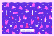 Funny Cats Illustration Collection, an Animal Illustration by Liiafis (Thumbnail 5 of 11)