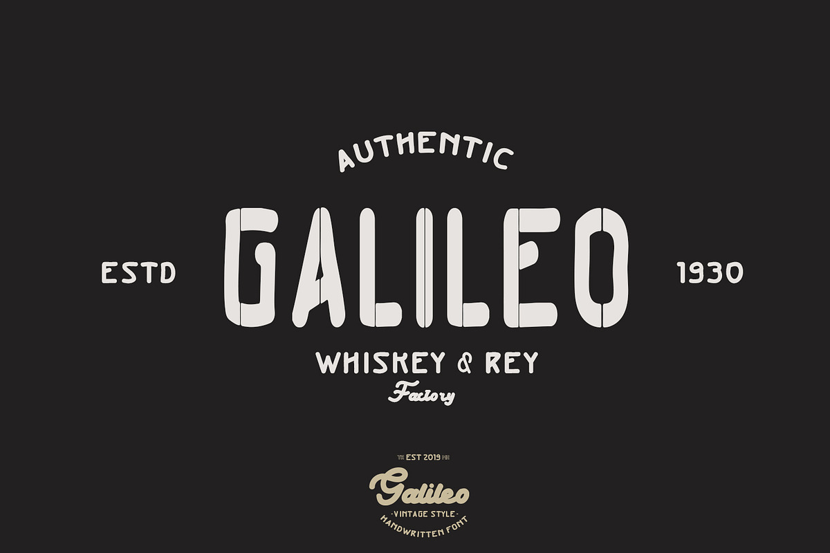 Galileo Vintage Font preview 8