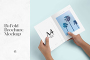 Bi-Fold Brochure Mockup, a Books & Magazine Mockup by MahmoudWally (Thumbnail 1 of 6)