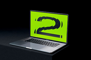 MacBook Pro Realistic Mockup P.02